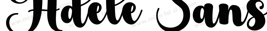Adele Sans字体转换